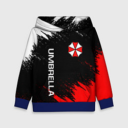 Толстовка-худи детская UMBRELLA CORP, цвет: 3D-синий