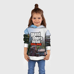 Толстовка-худи детская GTA Online, цвет: 3D-белый — фото 2