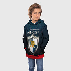 Толстовка-худи детская Heroes of Might and Magic, цвет: 3D-красный — фото 2