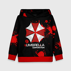 Толстовка-худи детская UMBRELLA CORP, цвет: 3D-красный