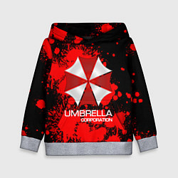 Толстовка-худи детская UMBRELLA CORP, цвет: 3D-меланж