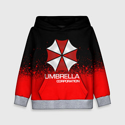 Толстовка-худи детская UMBRELLA CORP, цвет: 3D-меланж