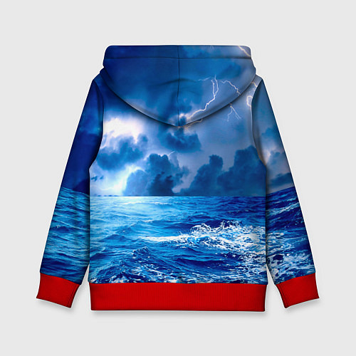 Детская толстовка ВМФ / 3D-Красный – фото 2