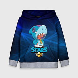 Детская толстовка Brawl stars leon shark