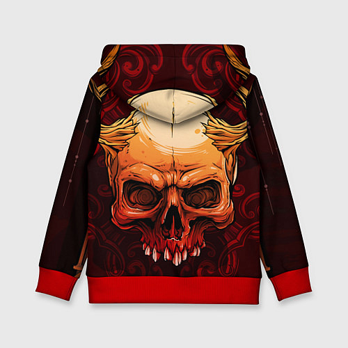 Детская толстовка ACDC / 3D-Красный – фото 2