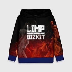 Толстовка-худи детская LIMP BIZKIT, цвет: 3D-синий