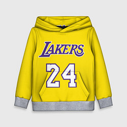 Толстовка-худи детская Kobe Bryant 24, цвет: 3D-меланж