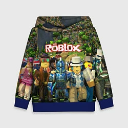 Толстовка-худи детская ROBLOX, цвет: 3D-синий