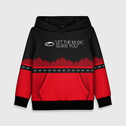 Толстовка-худи детская ASOT Let The Music Guide You, цвет: 3D-черный