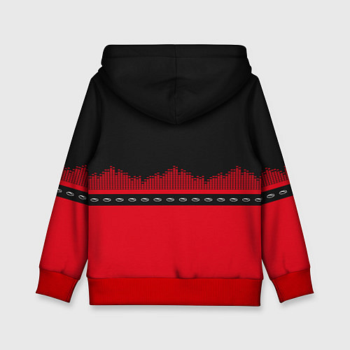 Детская толстовка ASOT Let The Music Guide You / 3D-Красный – фото 2