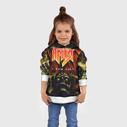Толстовка-худи детская Ария, цвет: 3D-белый — фото 2