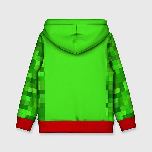 Детская толстовка MINECRAFT / 3D-Красный – фото 2