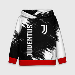 Толстовка-худи детская JUVENTUS, цвет: 3D-красный