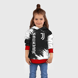 Толстовка-худи детская JUVENTUS, цвет: 3D-красный — фото 2