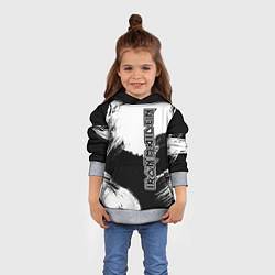 Толстовка-худи детская Iron Maiden, цвет: 3D-меланж — фото 2