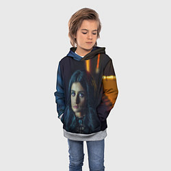 Толстовка-худи детская ЙЕННИФЕР, цвет: 3D-меланж — фото 2