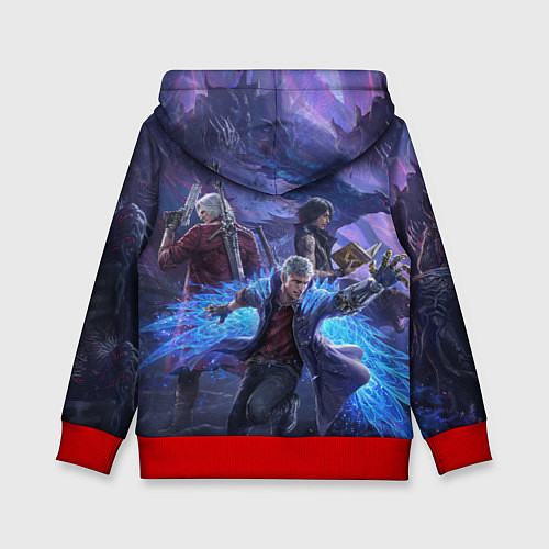 Детская толстовка DEVIL MAY CRY / 3D-Красный – фото 2