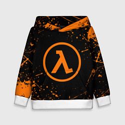 Толстовка-худи детская HALF-LIFE, цвет: 3D-белый