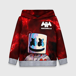 Толстовка-худи детская MARSHMELLO, цвет: 3D-меланж