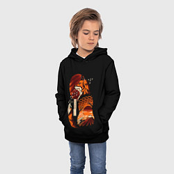 Толстовка-худи детская JAPAN FOX, цвет: 3D-черный — фото 2