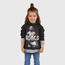 Толстовка-худи детская Bones Jones, цвет: 3D-меланж — фото 2