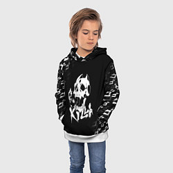 Толстовка-худи детская KILLER QUEEN, цвет: 3D-белый — фото 2