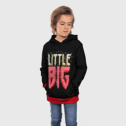 Толстовка-худи детская Little Big, цвет: 3D-красный — фото 2