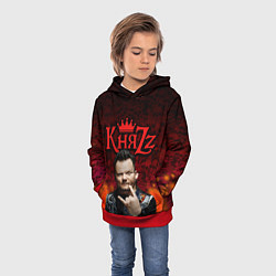 Толстовка-худи детская Князь, цвет: 3D-красный — фото 2
