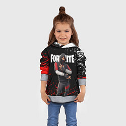 Толстовка-худи детская FORTNITE IKONIK, цвет: 3D-меланж — фото 2