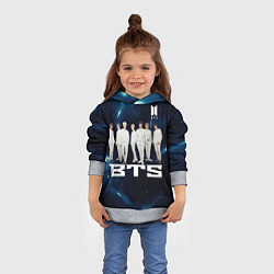 Толстовка-худи детская BTS, цвет: 3D-меланж — фото 2