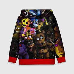 Толстовка-худи детская Five Nights At Freddy's, цвет: 3D-красный