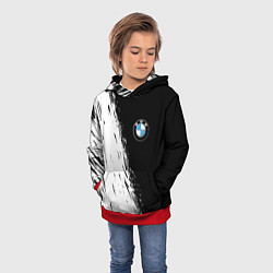 Толстовка-худи детская BMW, цвет: 3D-красный — фото 2