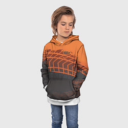 Толстовка-худи детская Need for Speed, цвет: 3D-белый — фото 2