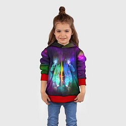 Толстовка-худи детская UNDERTALE, цвет: 3D-красный — фото 2