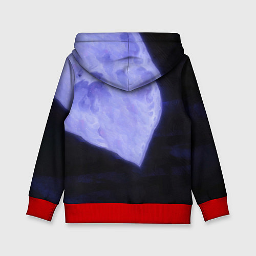 Детская толстовка СЕЙЛОР МУН / 3D-Красный – фото 2