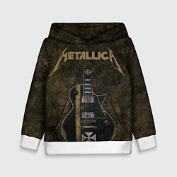 Толстовка-худи детская Metallica, цвет: 3D-белый