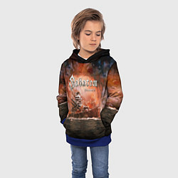 Толстовка-худи детская Sabaton, цвет: 3D-синий — фото 2