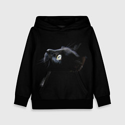Толстовка-худи детская Кот, цвет: 3D-черный