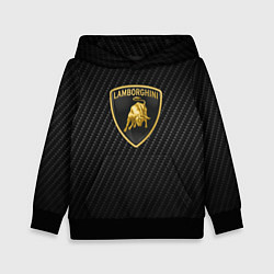 Детская толстовка Lamborghini logo n carbone