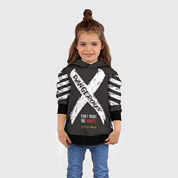 Толстовка-худи детская Off-White: Dangerous, цвет: 3D-черный — фото 2