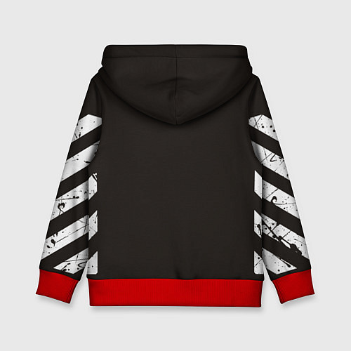 Детская толстовка Off-White: Dangerous / 3D-Красный – фото 2