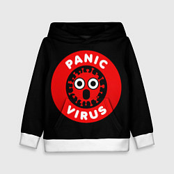 Толстовка-худи детская Panic Virus, цвет: 3D-белый
