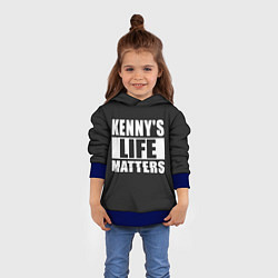 Толстовка-худи детская KENNYS LIFE MATTERS, цвет: 3D-синий — фото 2
