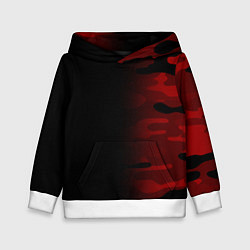 Детская толстовка RED BLACK MILITARY CAMO