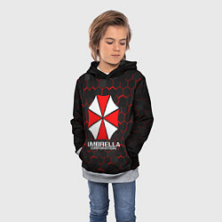 Толстовка-худи детская UMBRELLA CORP, цвет: 3D-меланж — фото 2