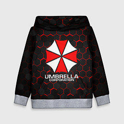 Толстовка-худи детская UMBRELLA CORP, цвет: 3D-меланж