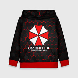 Толстовка-худи детская UMBRELLA CORP, цвет: 3D-красный