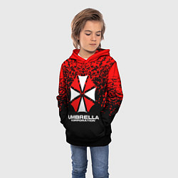 Толстовка-худи детская Umbrella Corporation, цвет: 3D-черный — фото 2