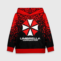 Толстовка-худи детская Umbrella Corporation, цвет: 3D-красный