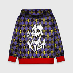 Толстовка-худи детская KILLER QUEEN, цвет: 3D-красный